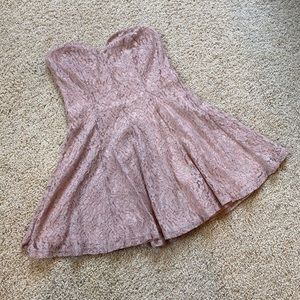 Pink Lace Dress